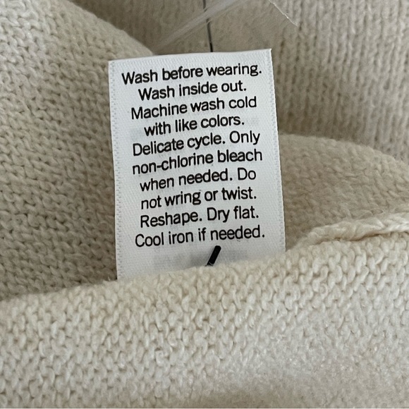 2X Sonoma Goods For Life® Raglan Sweater Beige Plus - Picture 5 of 6